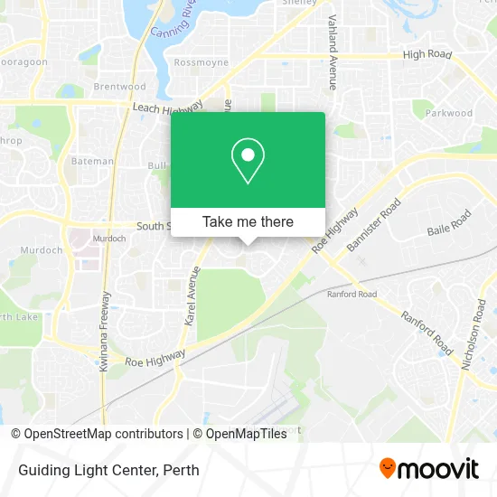 Mapa Guiding Light Center