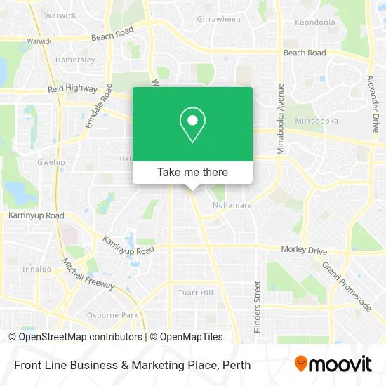 Mapa Front Line Business & Marketing Place