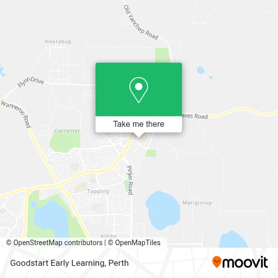 Mapa Goodstart Early Learning