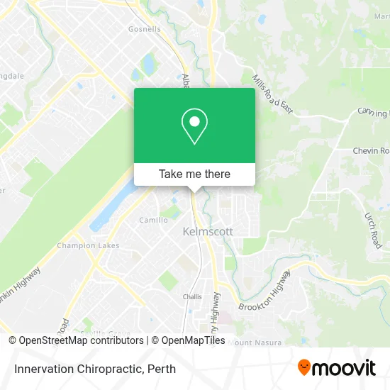 Mapa Innervation Chiropractic