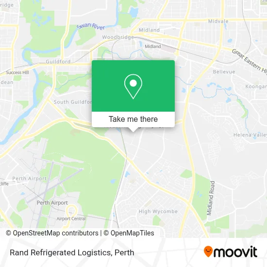 Mapa Rand Refrigerated Logistics