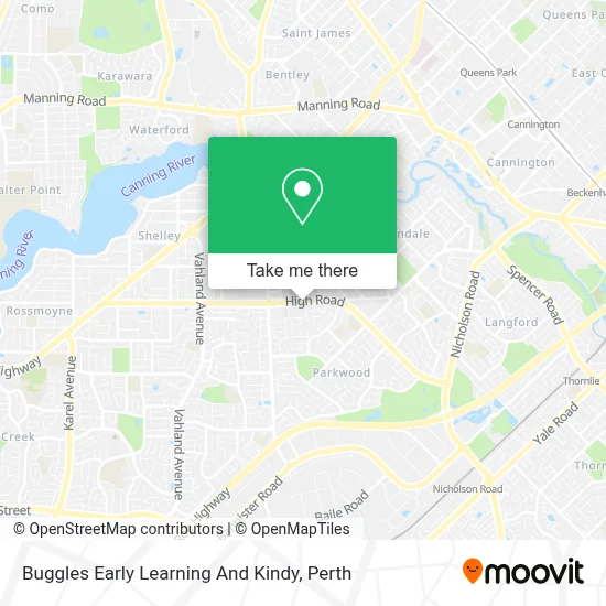 Mapa Buggles Early Learning And Kindy