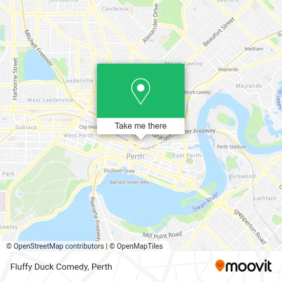 Mapa Fluffy Duck Comedy