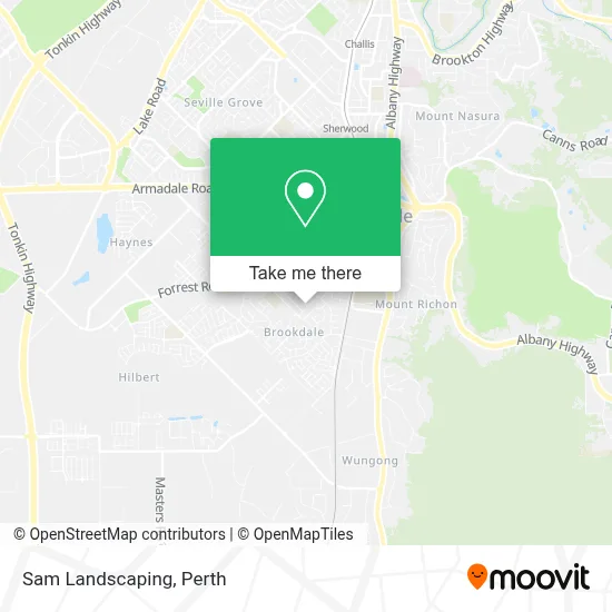 Mapa Sam Landscaping