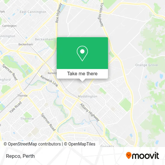 Mapa Repco