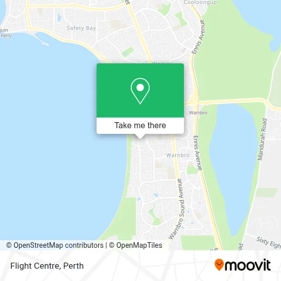 Mapa Flight Centre