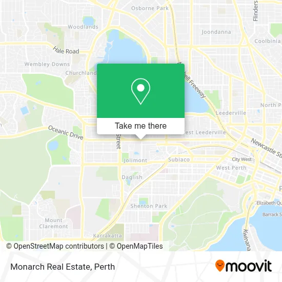 Mapa Monarch Real Estate