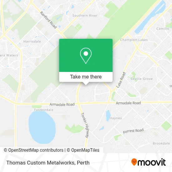 Mapa Thomas Custom Metalworks