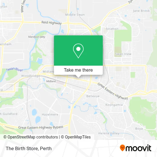 Mapa The Birth Store
