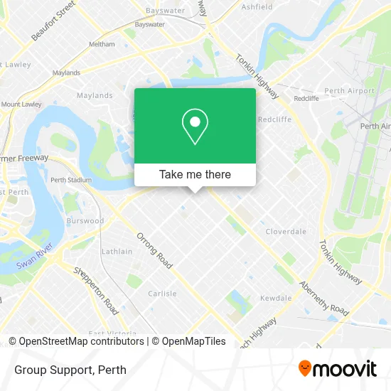Group Support map