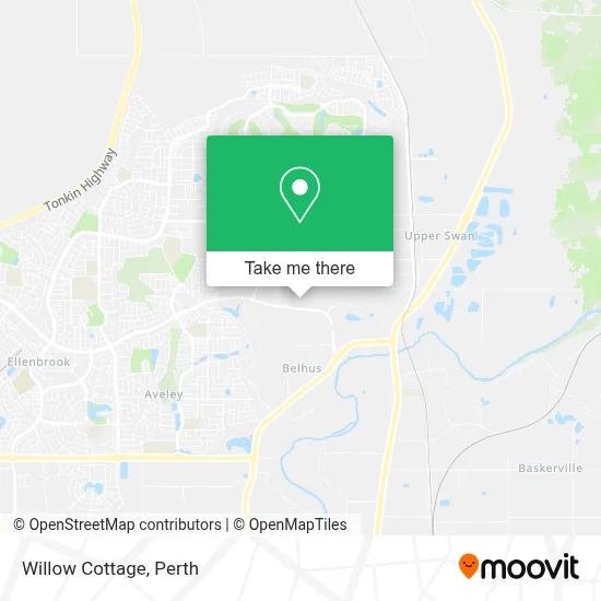 Mapa Willow Cottage