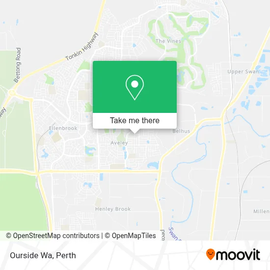 Mapa Ourside Wa