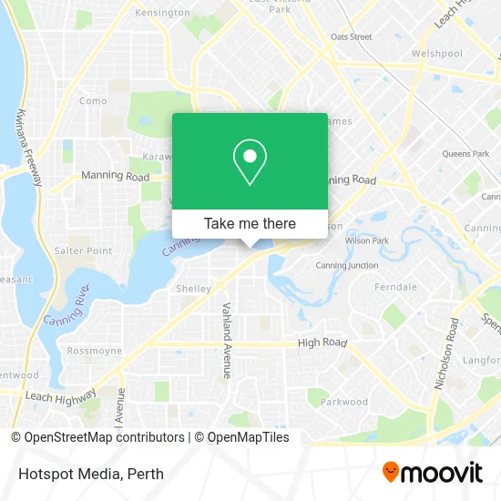 Mapa Hotspot Media