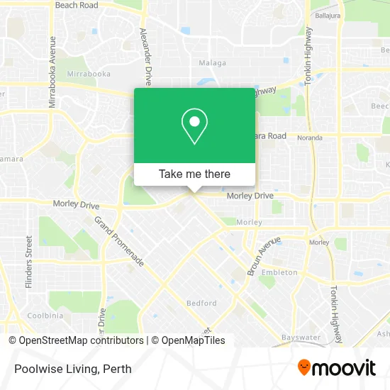 Mapa Poolwise Living