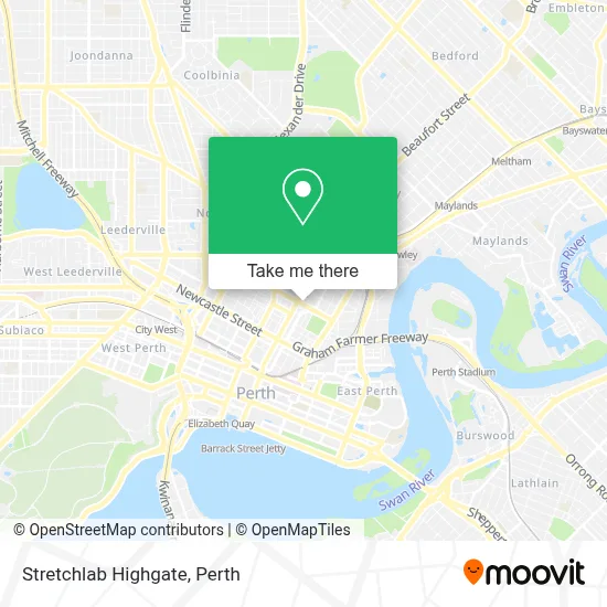 Mapa Stretchlab Highgate