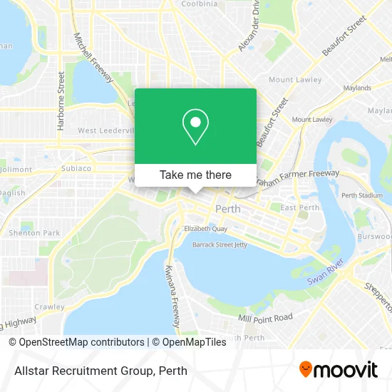 Mapa Allstar Recruitment Group