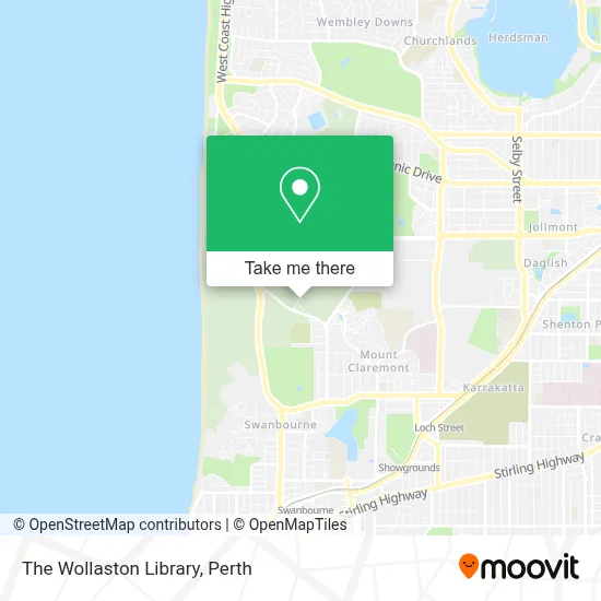 Mapa The Wollaston Library