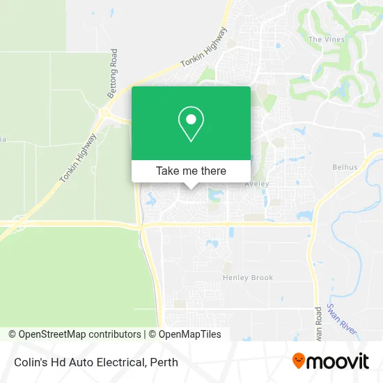 Colin's Hd Auto Electrical map