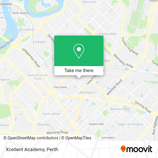 Mapa Xcellent Academy