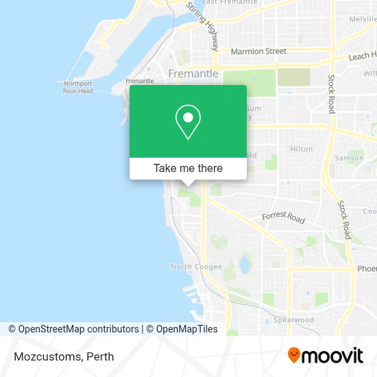 Mapa Mozcustoms