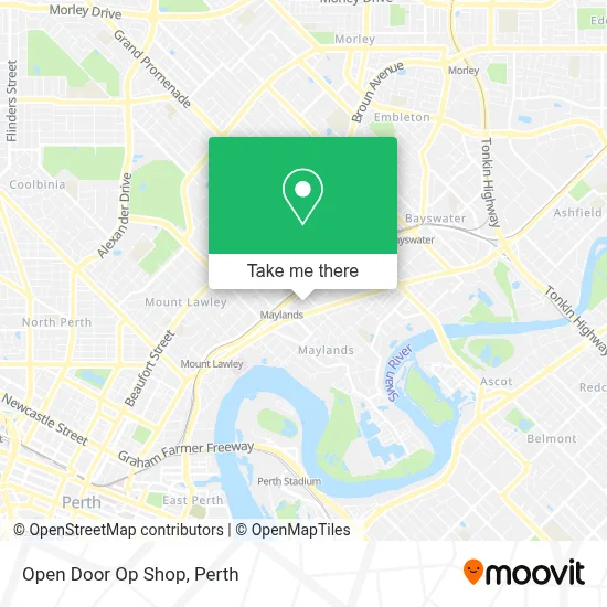 Mapa Open Door Op Shop