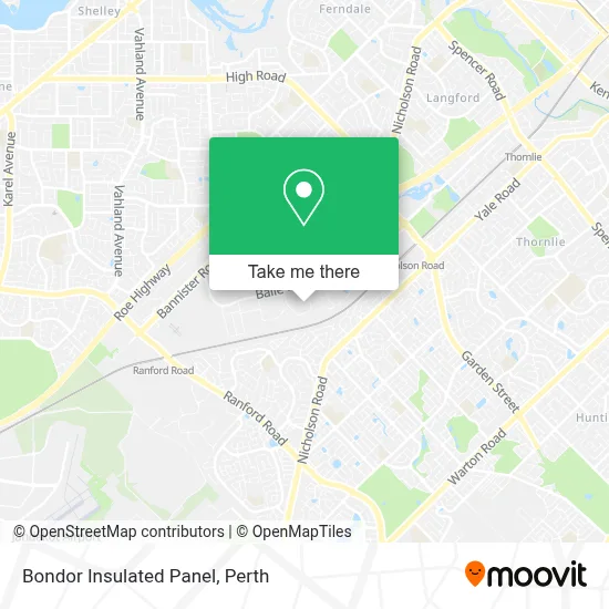 Mapa Bondor Insulated Panel