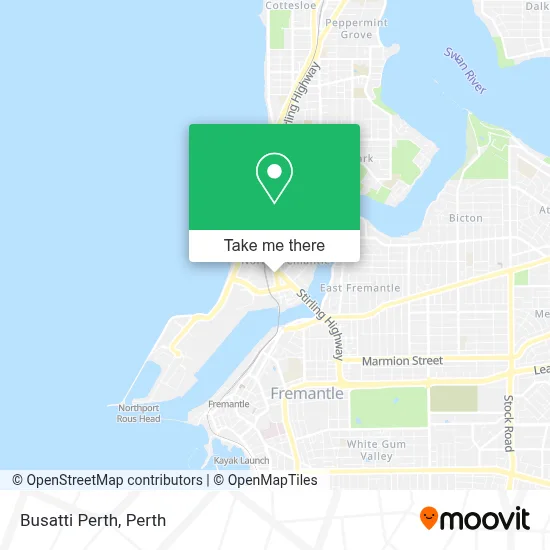 Busatti Perth map