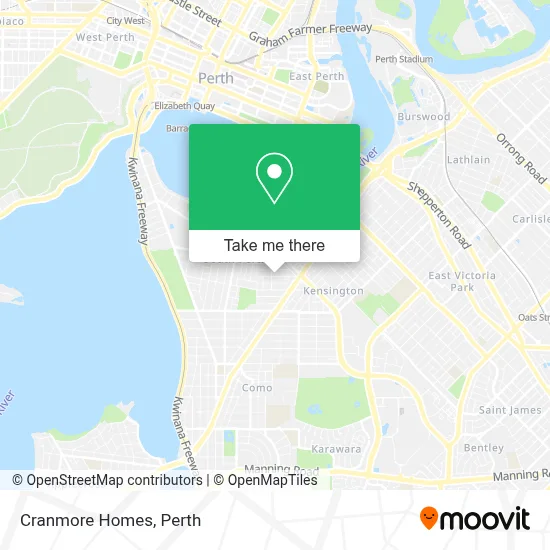Mapa Cranmore Homes