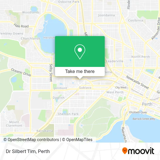 Mapa Dr Silbert Tim