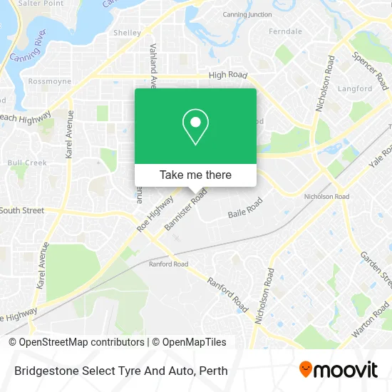 Mapa Bridgestone Select Tyre And Auto