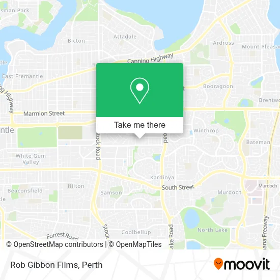 Mapa Rob Gibbon Films