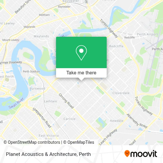 Mapa Planet Acoustics & Architecture