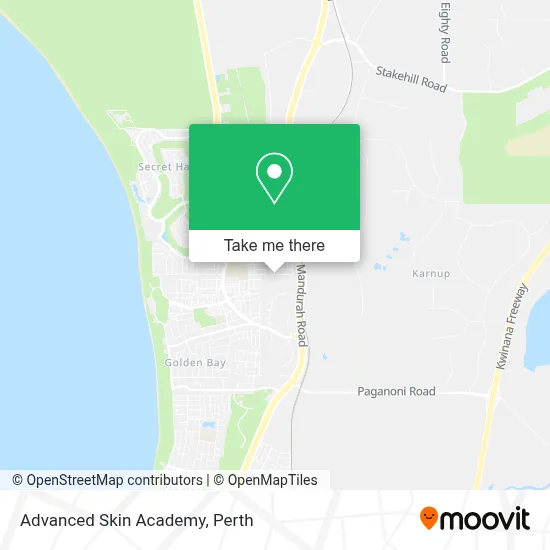 Mapa Advanced Skin Academy