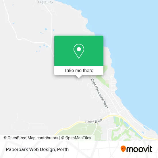 Paperbark Web Design map