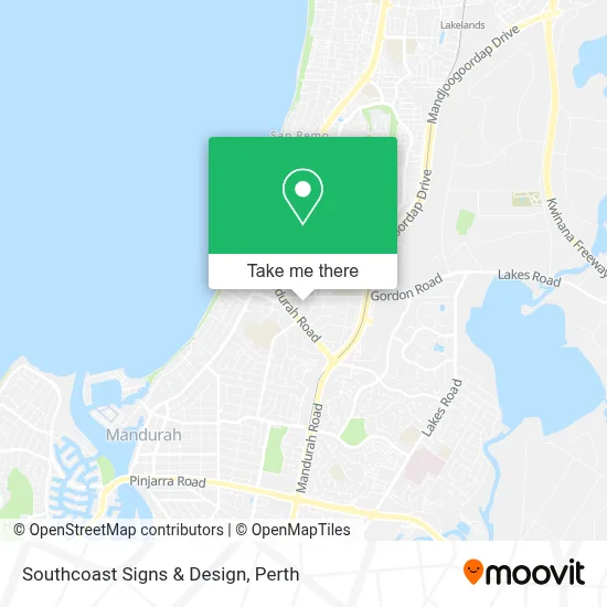 Mapa Southcoast Signs & Design