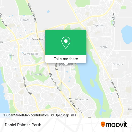 Mapa Daniel Palmer