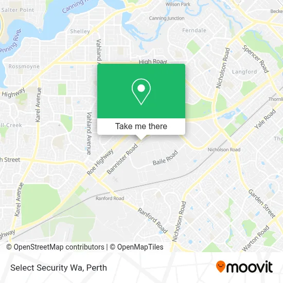 Mapa Select Security Wa