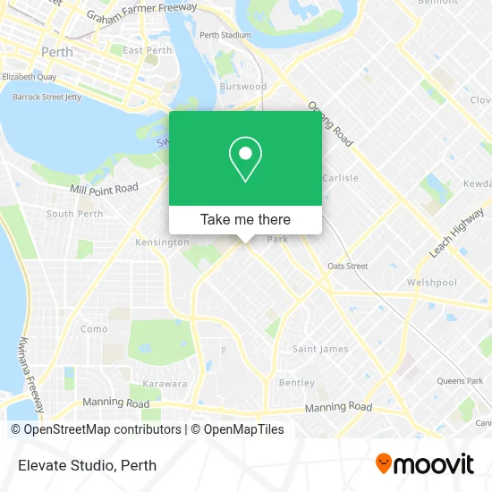 Mapa Elevate Studio