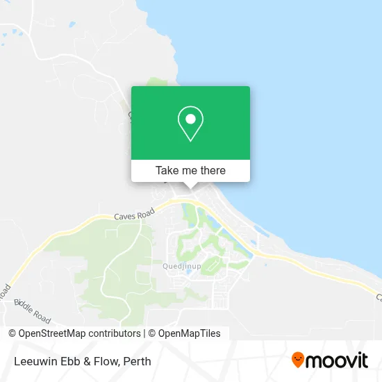 Mapa Leeuwin Ebb & Flow
