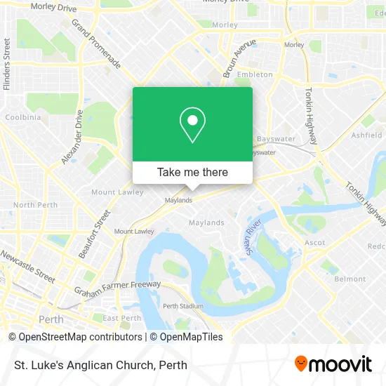 Mapa St. Luke's Anglican Church