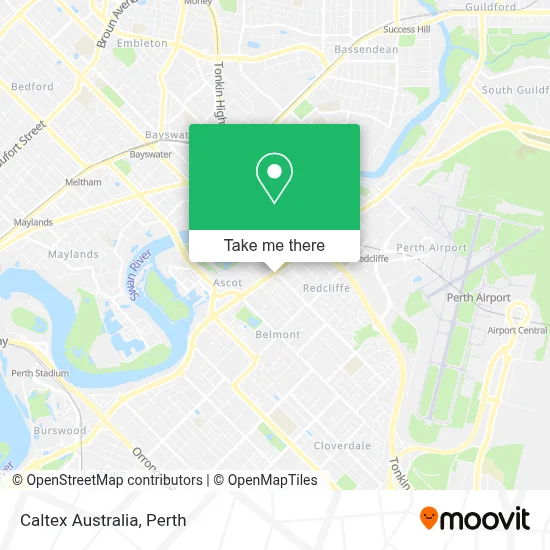 Mapa Caltex Australia