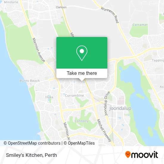 Smiley's Kitchen map