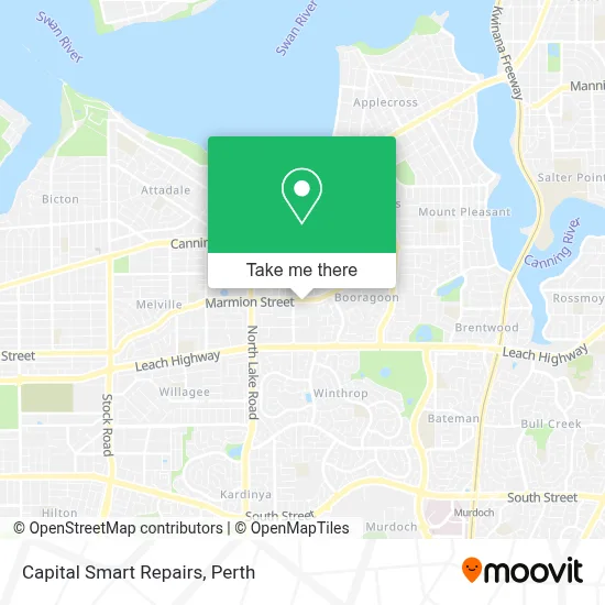 Capital Smart Repairs map