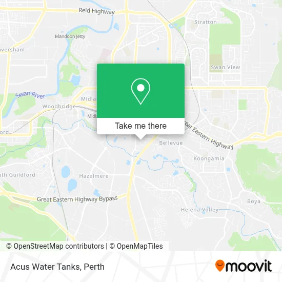 Mapa Acus Water Tanks