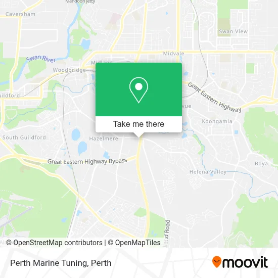 Perth Marine Tuning map