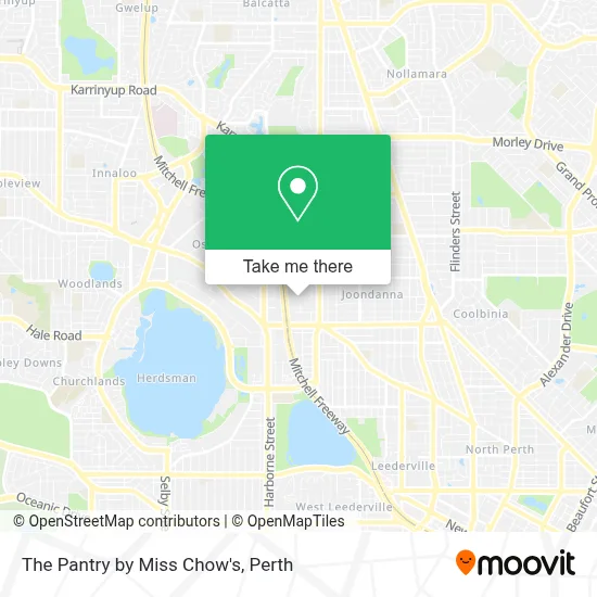 Mapa The Pantry by Miss Chow's