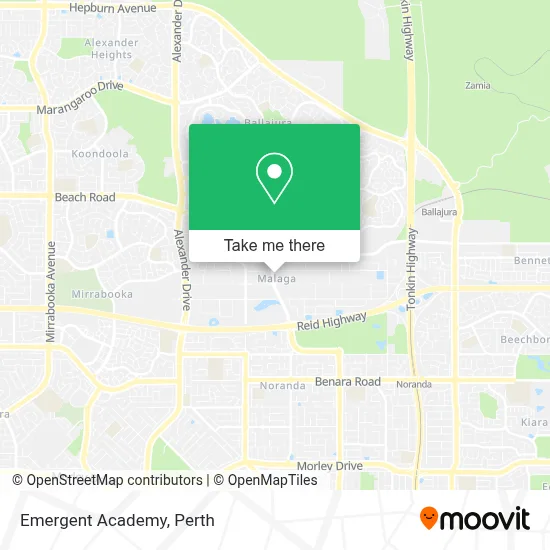 Mapa Emergent Academy
