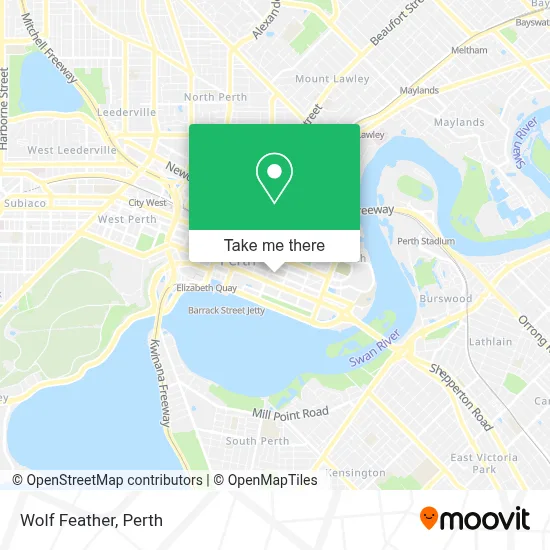 Mapa Wolf Feather