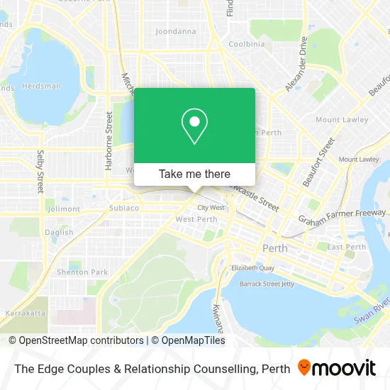 Mapa The Edge Couples & Relationship Counselling