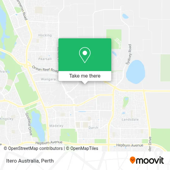 Mapa Itero Australia